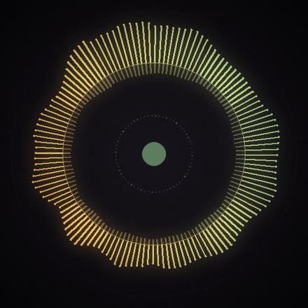 Electronic song artwork drawn by Aurora Studio